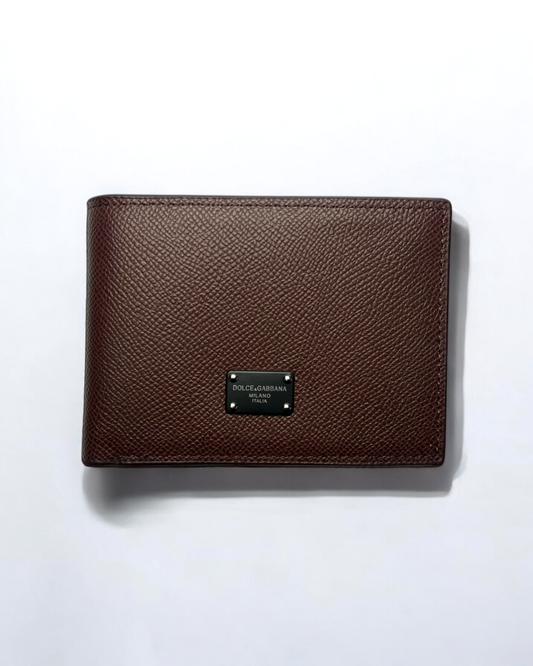 Premium D & G Logo Wallet - Brown