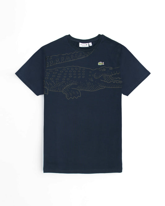 Exclusive LCST Croc Tee - Navy