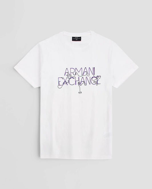 Exclusive A-X Signature Tee - White