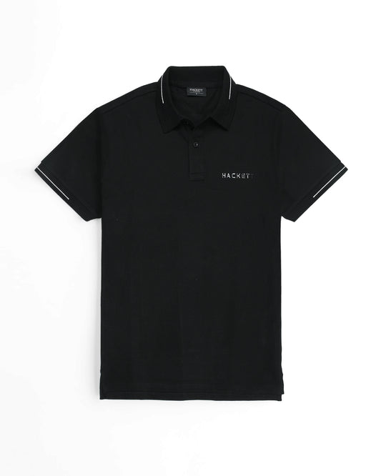 Premium HKT Elegant Motive Polo - Black