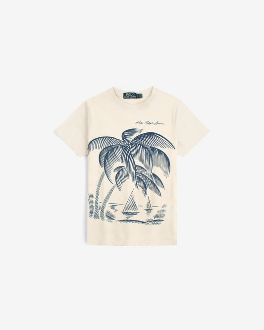 Exclusive R/L Palm Tee - Off White