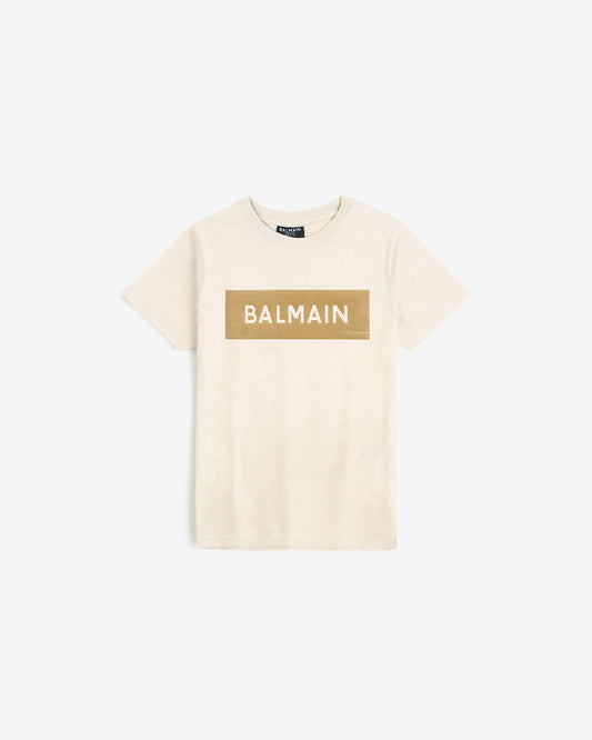 Exclusive B-L-M-N Gold Tee - Off White