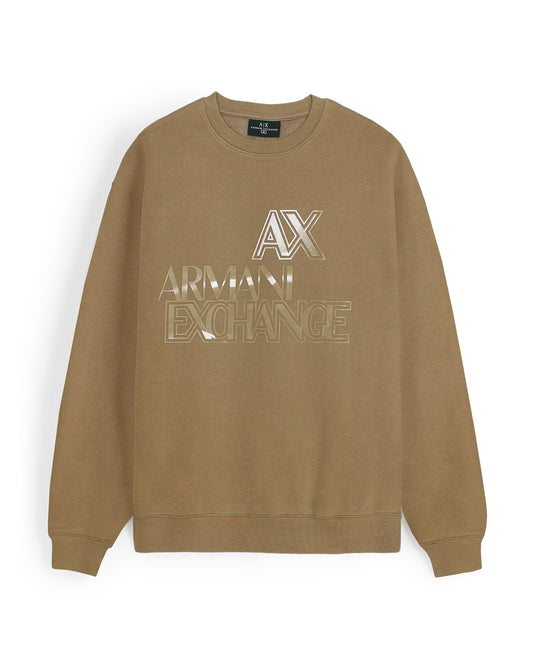 Exclusive A-X Mens Designer Sweat - Beige