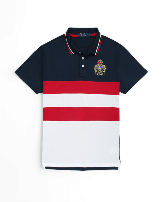 Exclusive R/L Panel Motive Polo - N-R-W