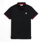 Premium Mon. Collar D. Polo - Black