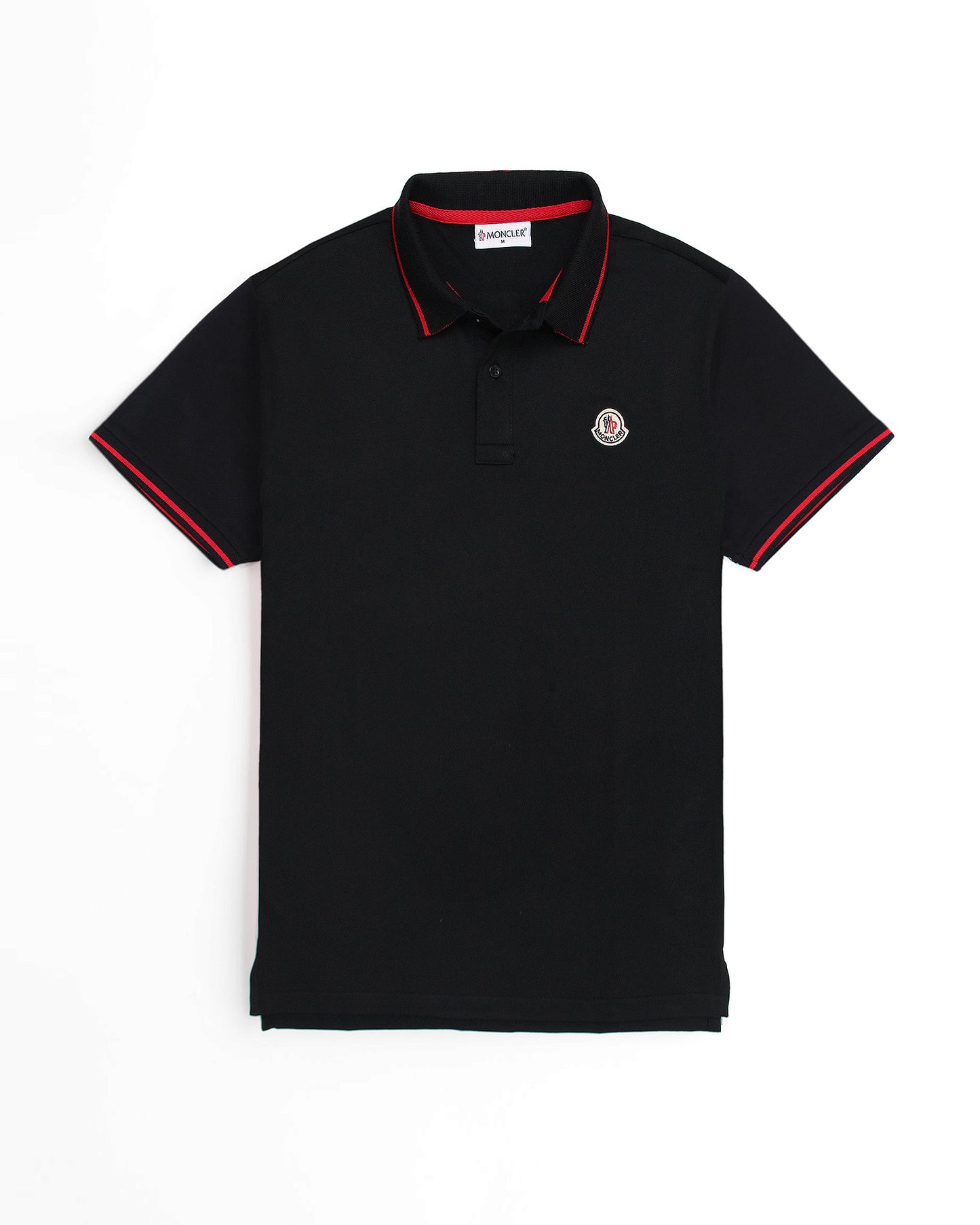 Premium Mon. Collar D. Polo - Black