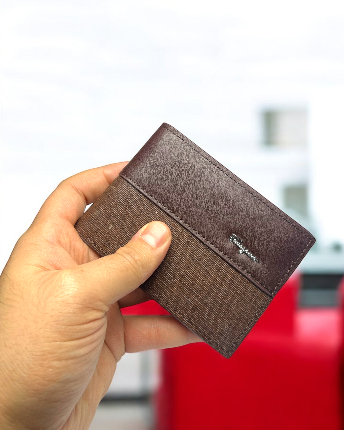 Premium F-R-O-G-M-A Exective Wallet - Brown