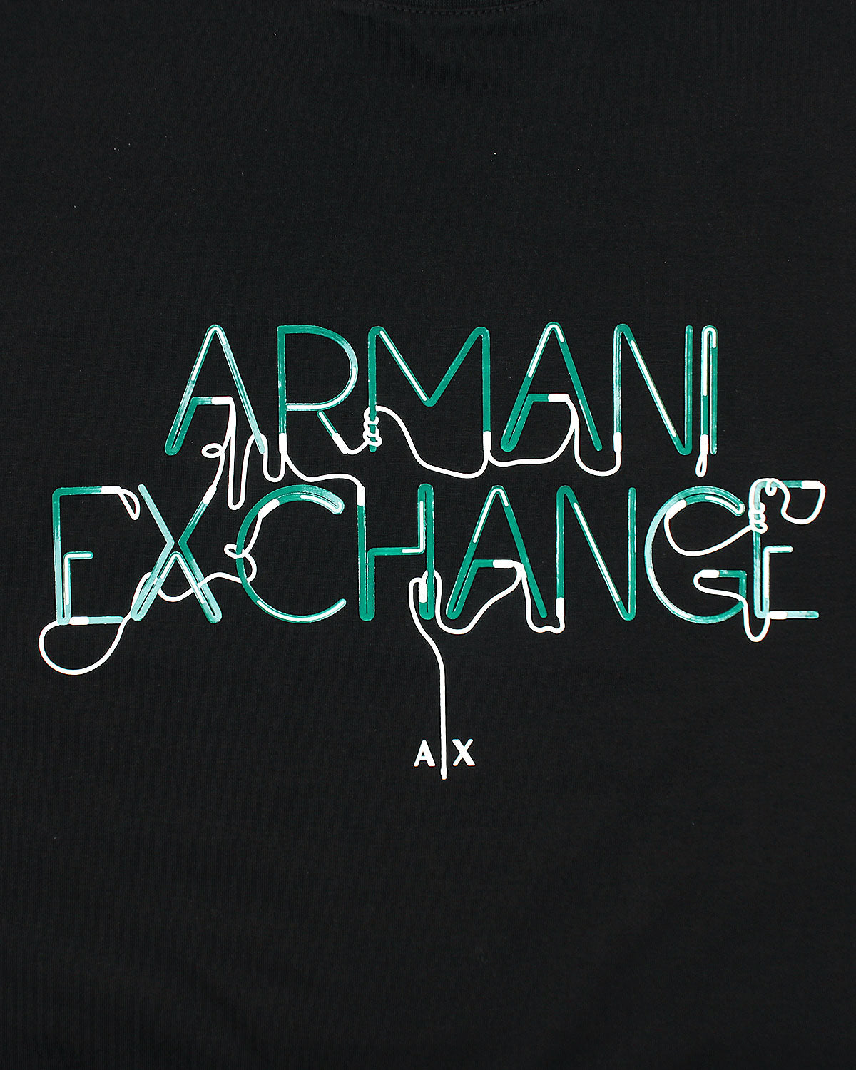 Exclusive A-X Signature Tee - Black