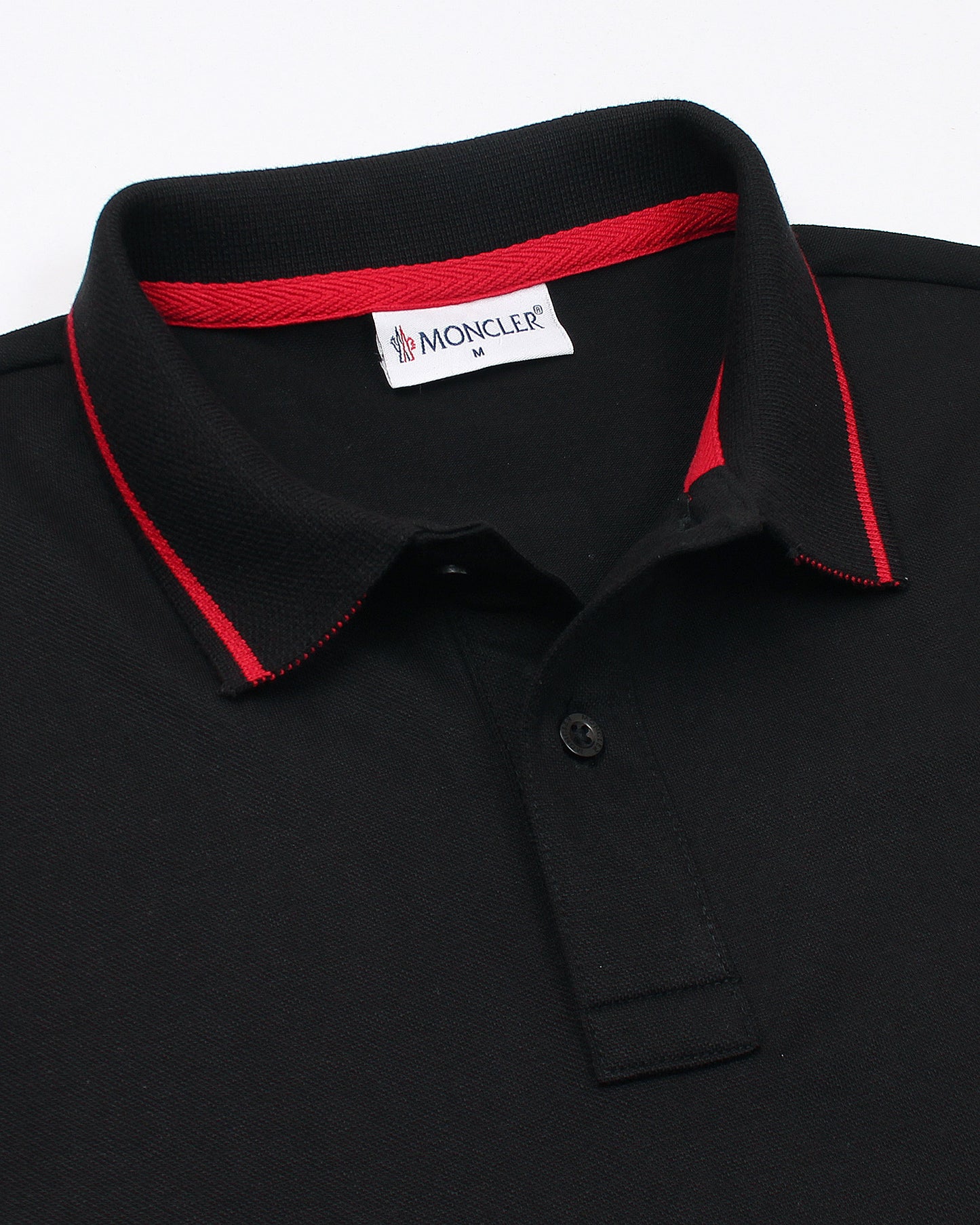 Premium Mon. Collar D. Polo - Black