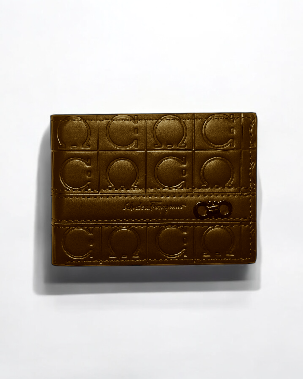 Premium F-R-O-G-M-A Embossed Wallet - Brown