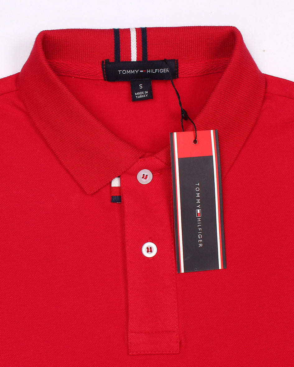 Premium Emb Tommy Polo - Red