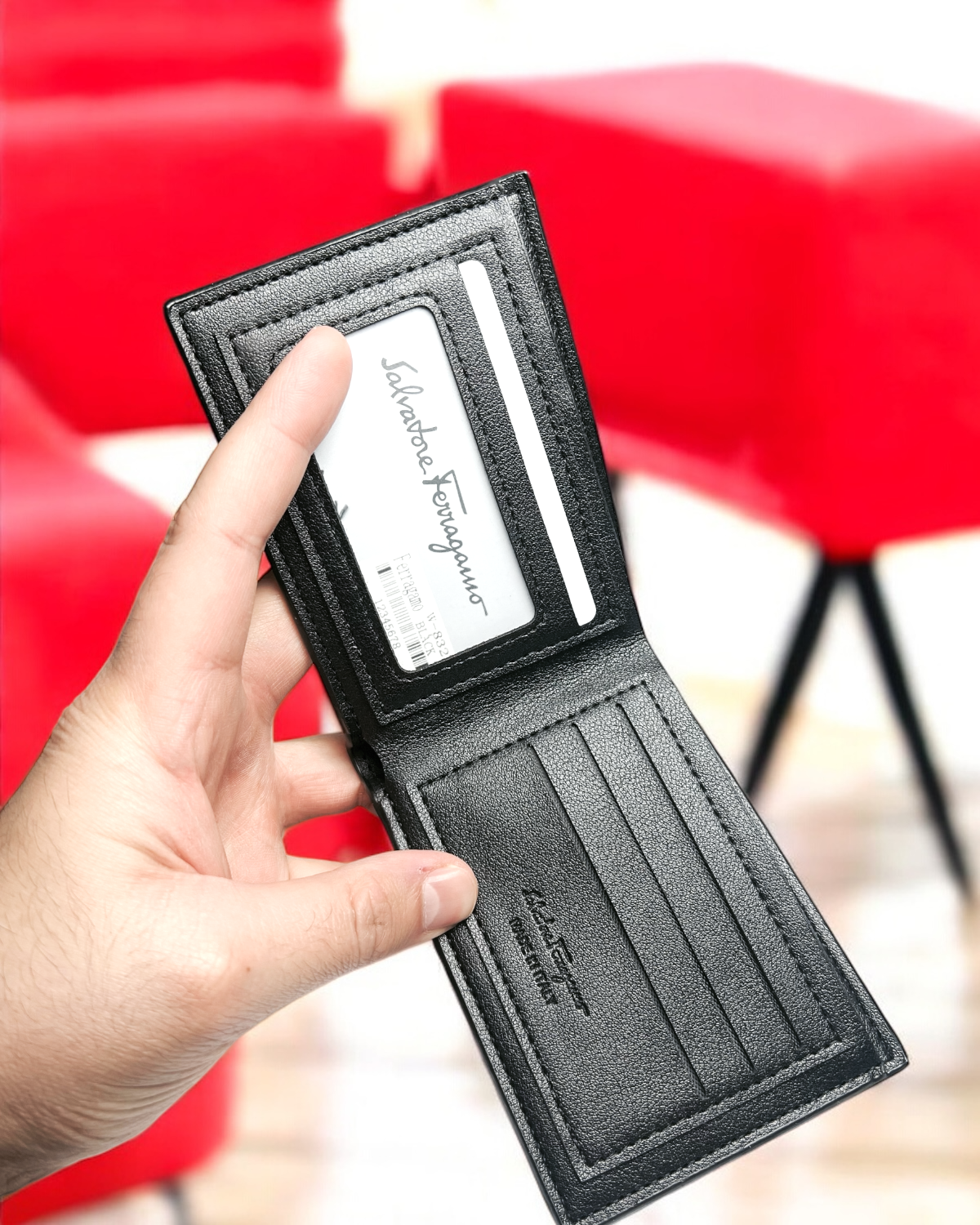 Premium F-R-O-G-M-A Embossed Wallet - Black