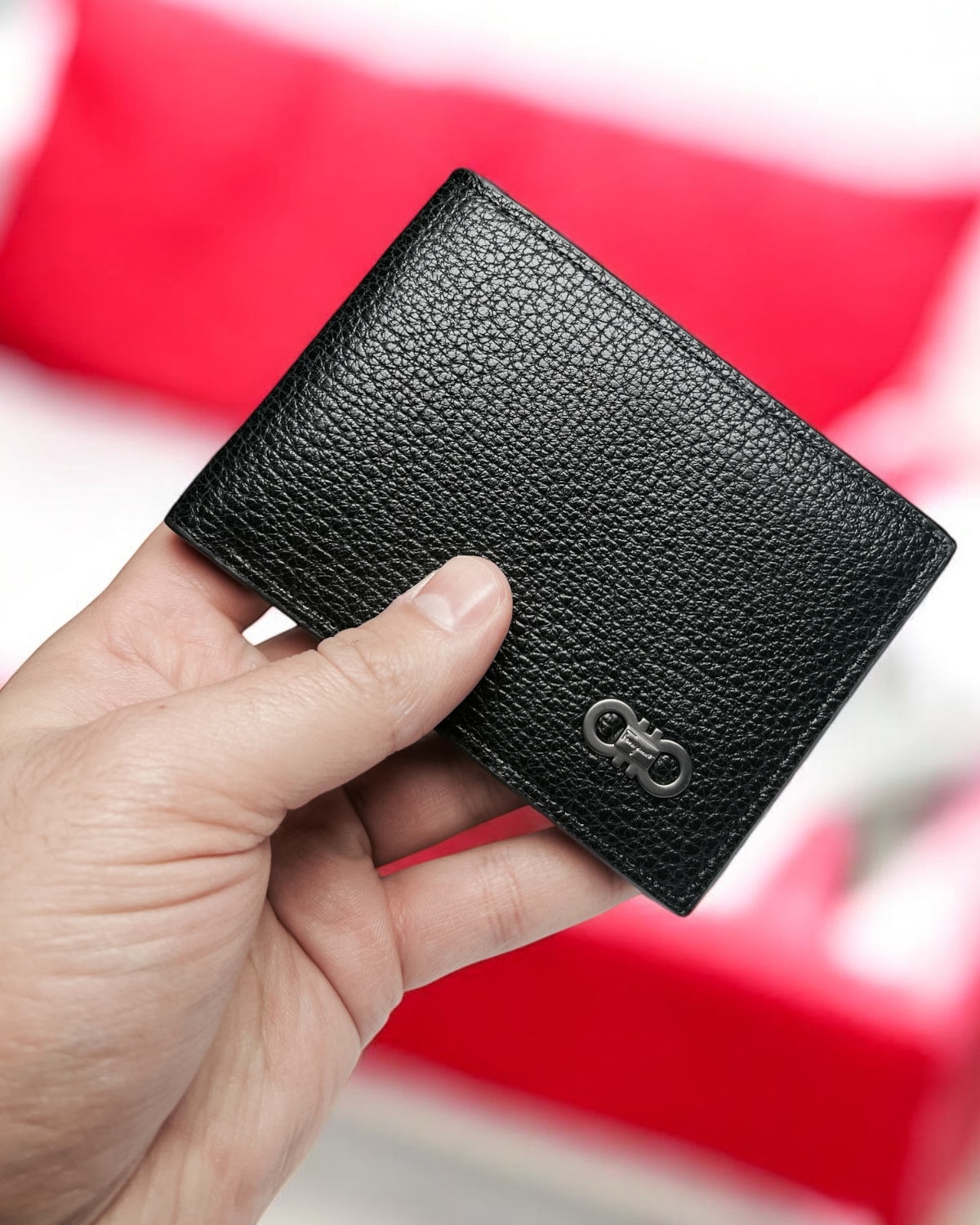 Premium F-R-O-G-M-A Logo Wallet - Black